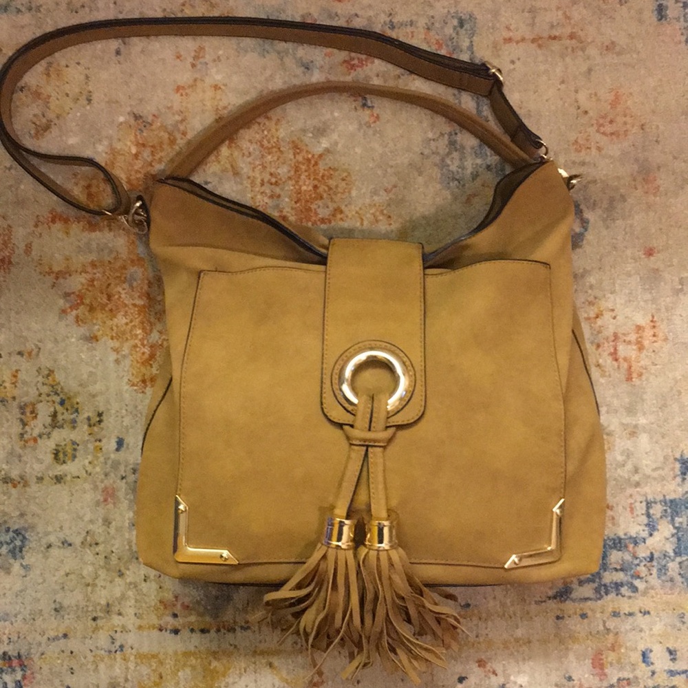 EUC Aldo faux suede hobo purse